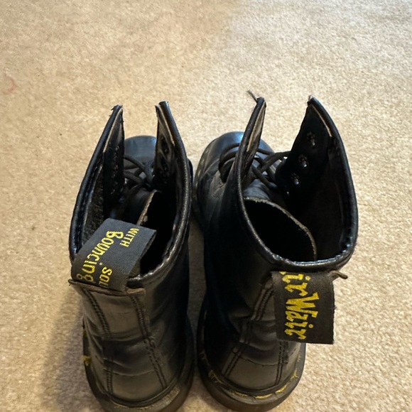 Dr. Martens Black Leather Lace Up Boots - Picture 12 of 12